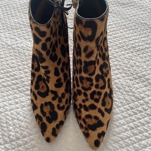 Antonio Melani Cheetah Ankle Boots Size 7